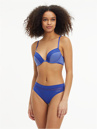 CALVIN KLEIN | Push Up Plunge BH Flirty red | dunkelblau