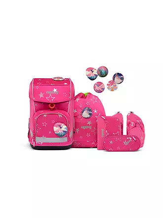 ERGOBAG | Schultaschen Set 6tlg CUBO Light -  BlütenzauBär | pink