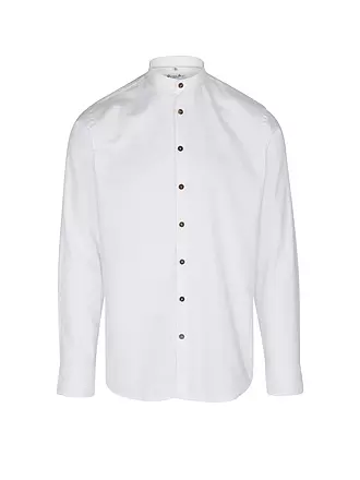 GWEIH & SILK | Trachtenhemd  Tailored Fit ALPSEE | weiss