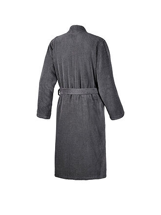 JOOP | Herren-Bademantel (anthrazit) | weiss