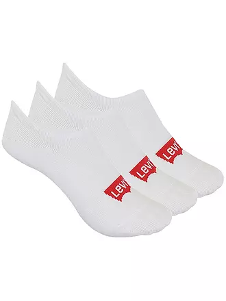 LEVI'S® | Sneaker Socken 3er Pkg white | hellgrau