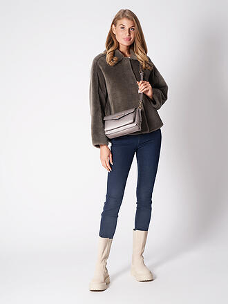 OAKWOOD | Wendejacke in Lederoptik HELEN | beige