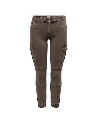 ONLY | Cargohose Skinny-Fit | braun
