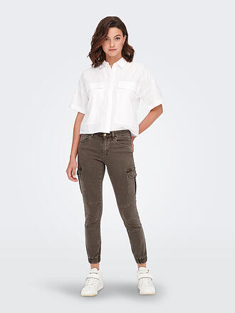 ONLY | Cargohose Skinny-Fit | braun
