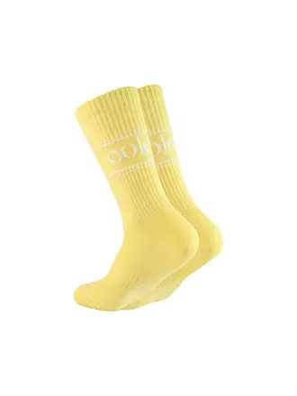 OOLEY | Socken NEON 1 PASTEL banana | hellblau