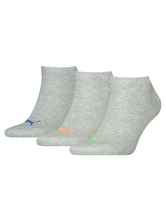 PUMA | Sneakersocken 3er Pkg oatmeal | hellgrau