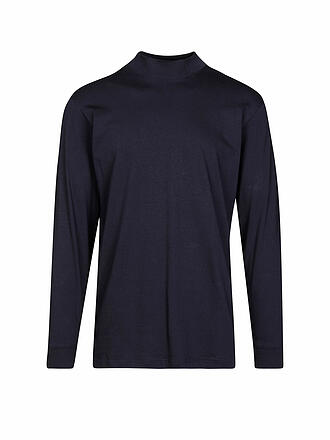 RAGMAN | Stehkragen-Langarmshirt | blau