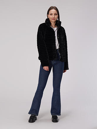 RINO&PELLE | Jacke in Felloptik DAVOR | grau