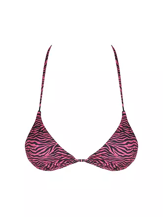 SAVE THE DUCK | Damen Bikini Top XARA macro palms green | pink