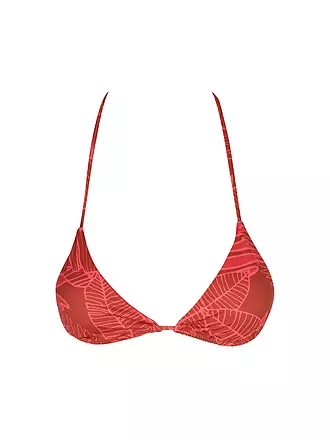 SAVE THE DUCK | Damen Bikini Top XARA macro palms red | dunkelblau