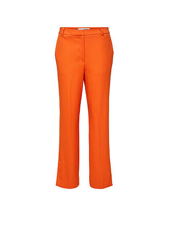 SELECTED FEMME | Highwaist Hose Straight Fit SLFMYLA | orange
