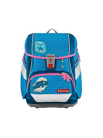 STEP BY STEP | Schultaschen Set 6tlg 2in1 Plus Dolphin Pippa | blau