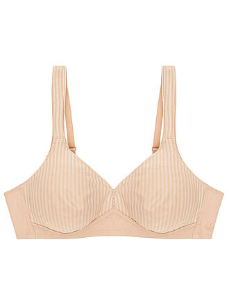 TRIUMPH | BH ohne Bügel MODERN SOFT+COTTON Schwarz | beige