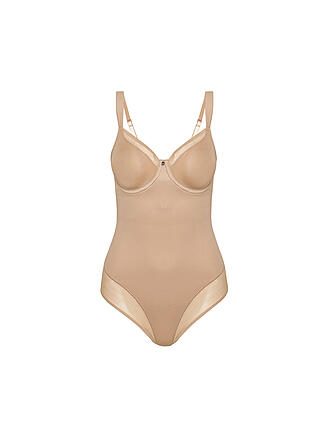 TRIUMPH | Shapewear Body mit Bügel TRUE SHAPE SENSATION black | beige