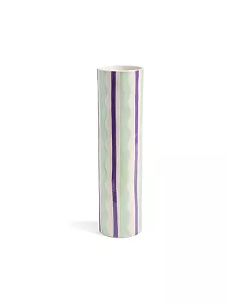 &K AMSTERDAM | Vase CLASH WIGGLE Bunt | lila