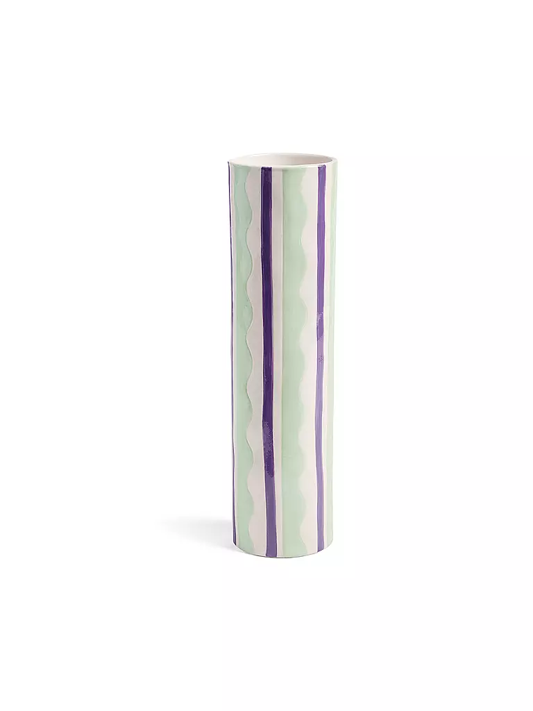&K AMSTERDAM | Vase CLASH WIGGLE Bunt  | lila