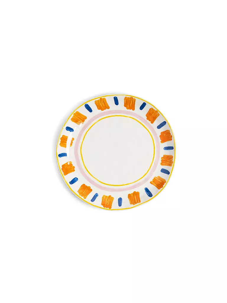 &K AMSTERDAM | Teller Set 4tlg. 21,5cm  BOAVISTA Bunt | bunt