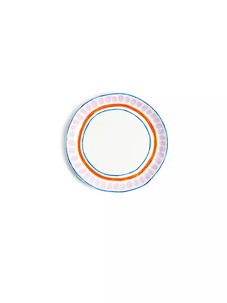 &K AMSTERDAM | Teller Set 4tlg. 21,5cm  BOAVISTA Bunt | bunt