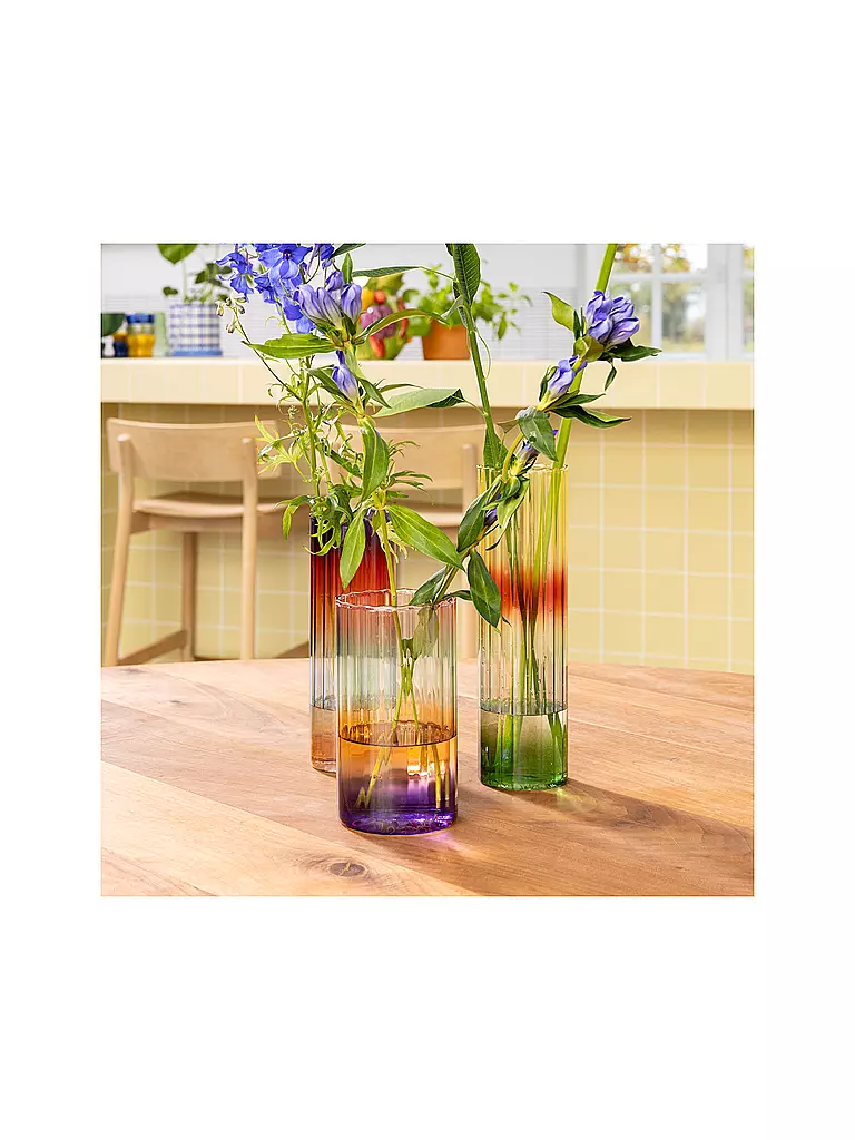 &K AMSTERDAM | Vase GRADIENT EVENING Wide | bunt