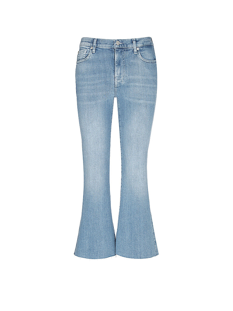 7 FOR ALL MANKIND Jeans Flared Fit CROPPED DOJO blau | 26
