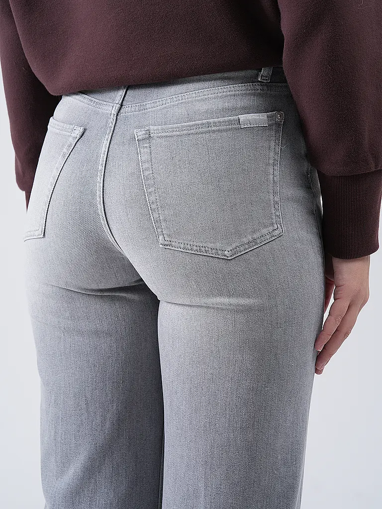 7 FOR ALL MANKIND | Highwaist Jeans Wide Leg  JO PANALU | hellgrau