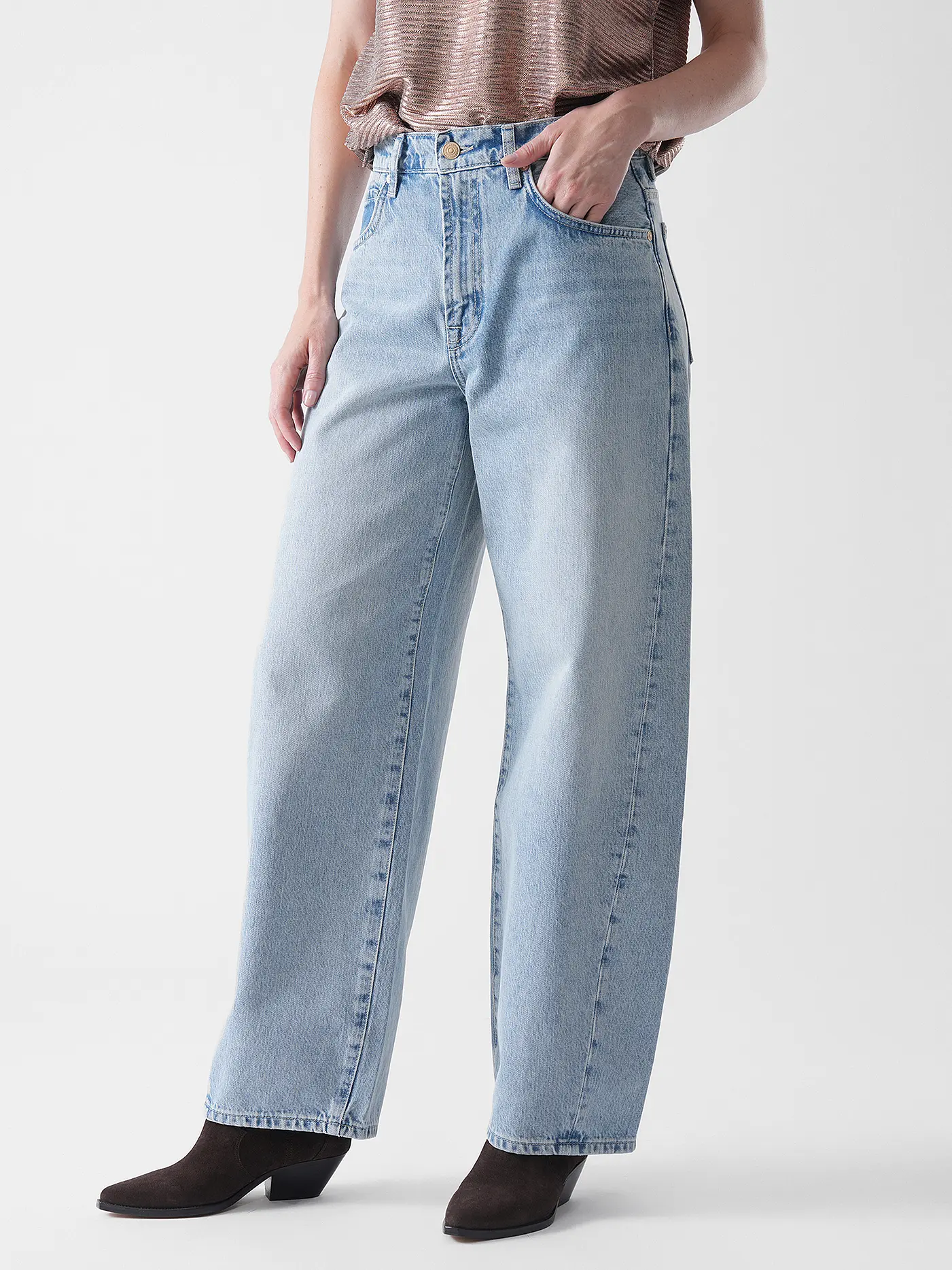 7 FOR ALL MANKIND | Jeans Balloon Fit BONNIE SEPTEMBER | hellblau