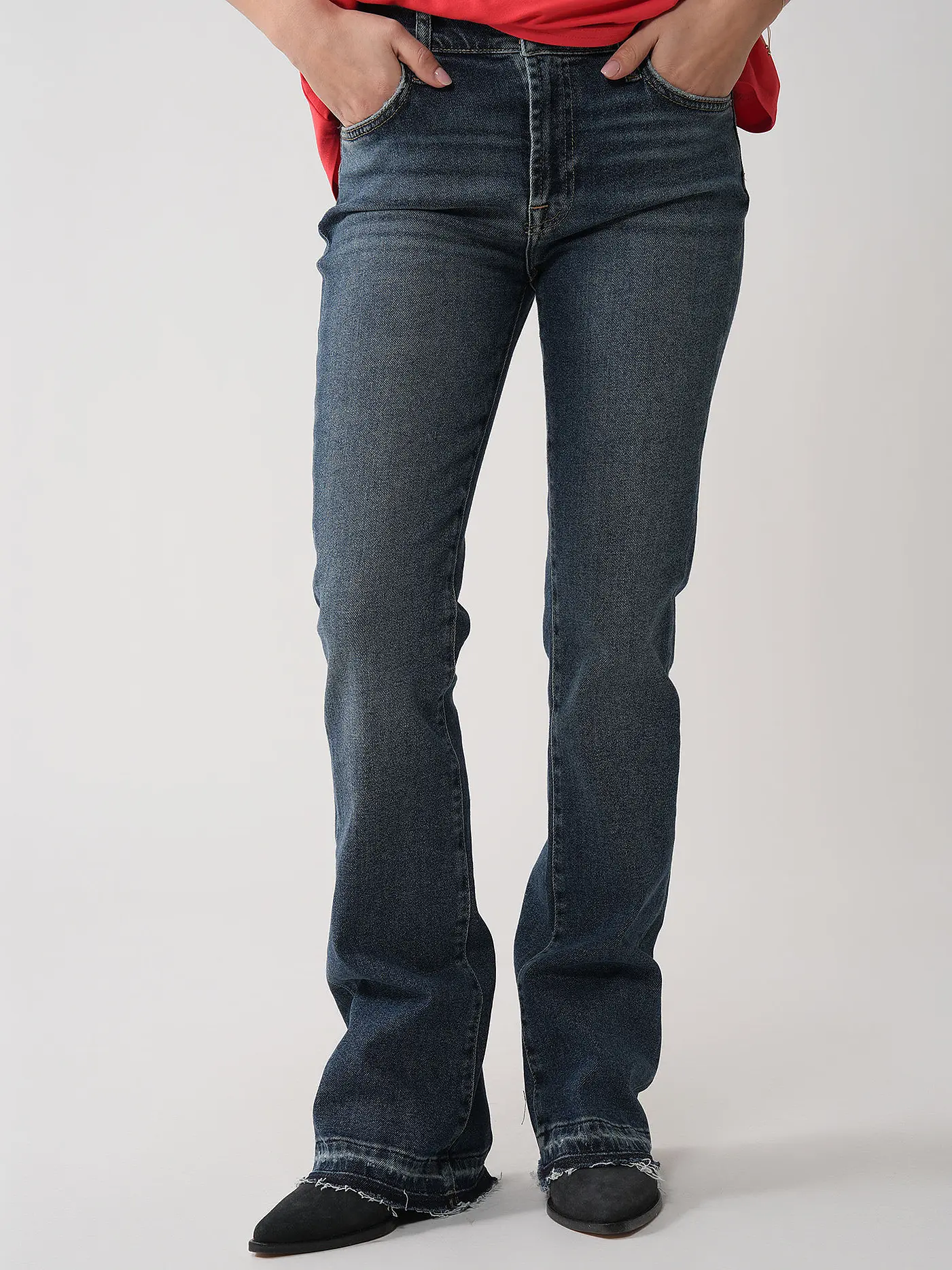 7 FOR ALL MANKIND | Jeans Bootcut Fit  | blau