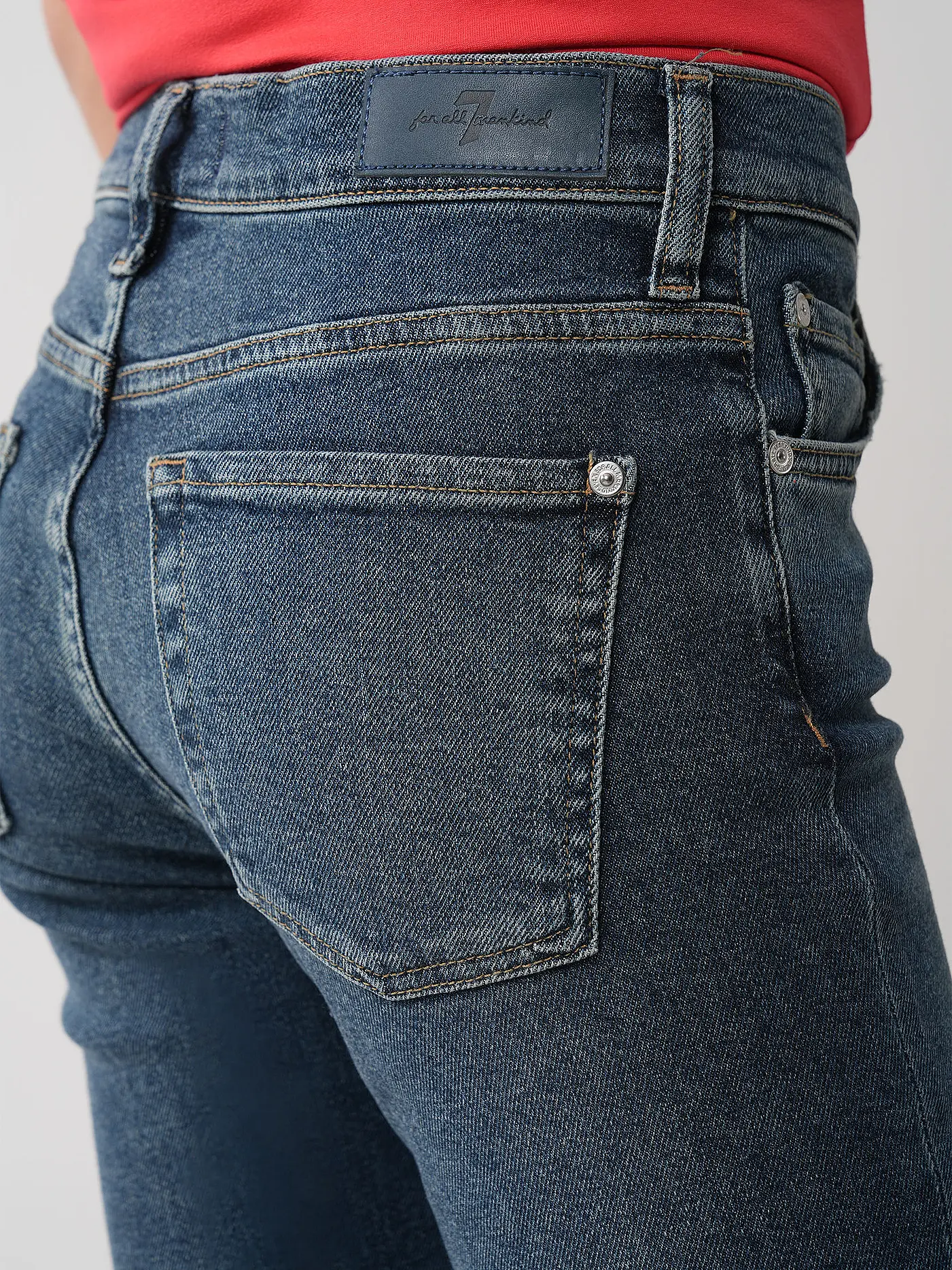 7 FOR ALL MANKIND | Jeans Bootcut Fit  | blau