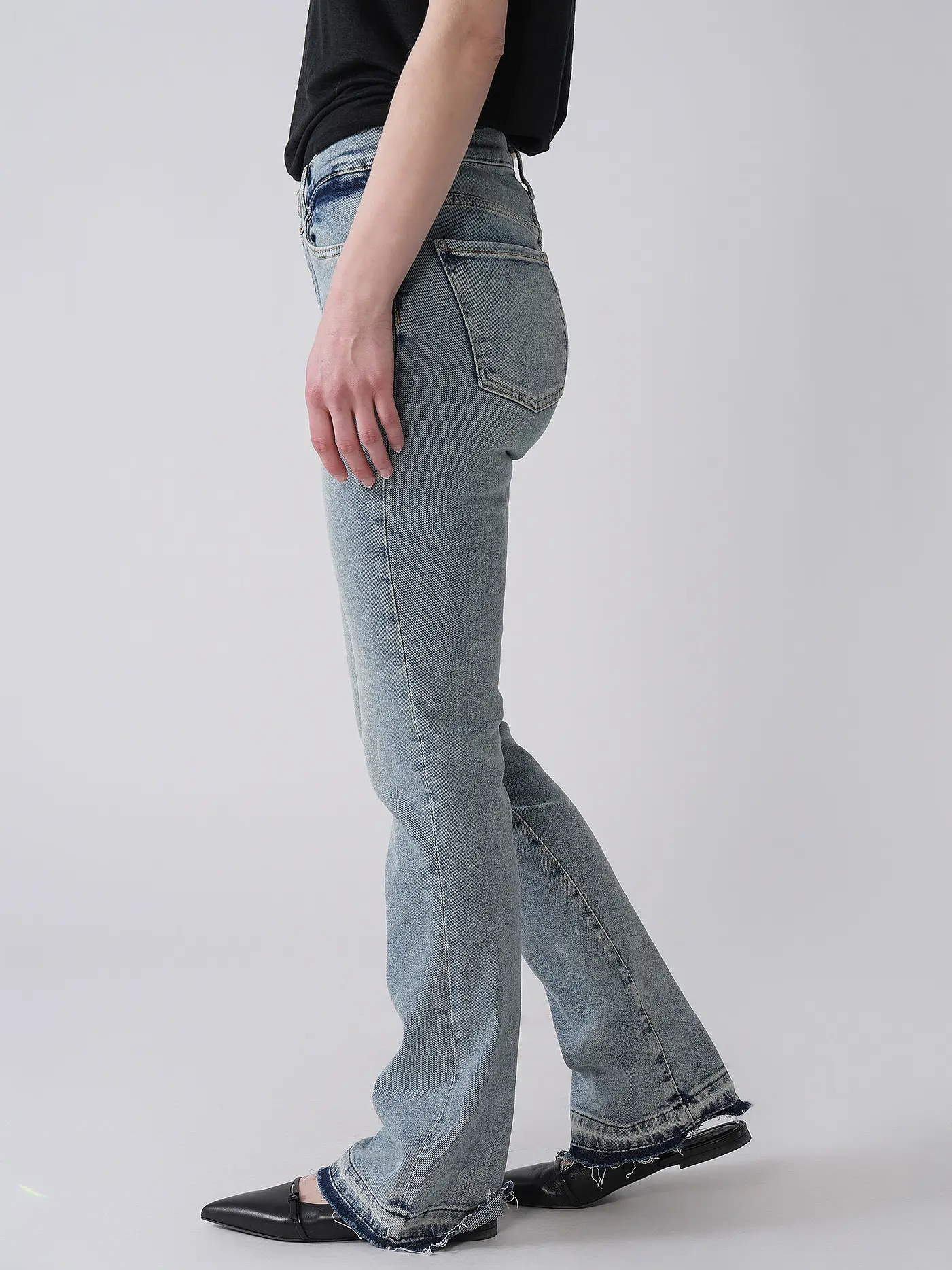 7 FOR ALL MANKIND | Jeans Bootcut Fit AMUSE ME | hellblau