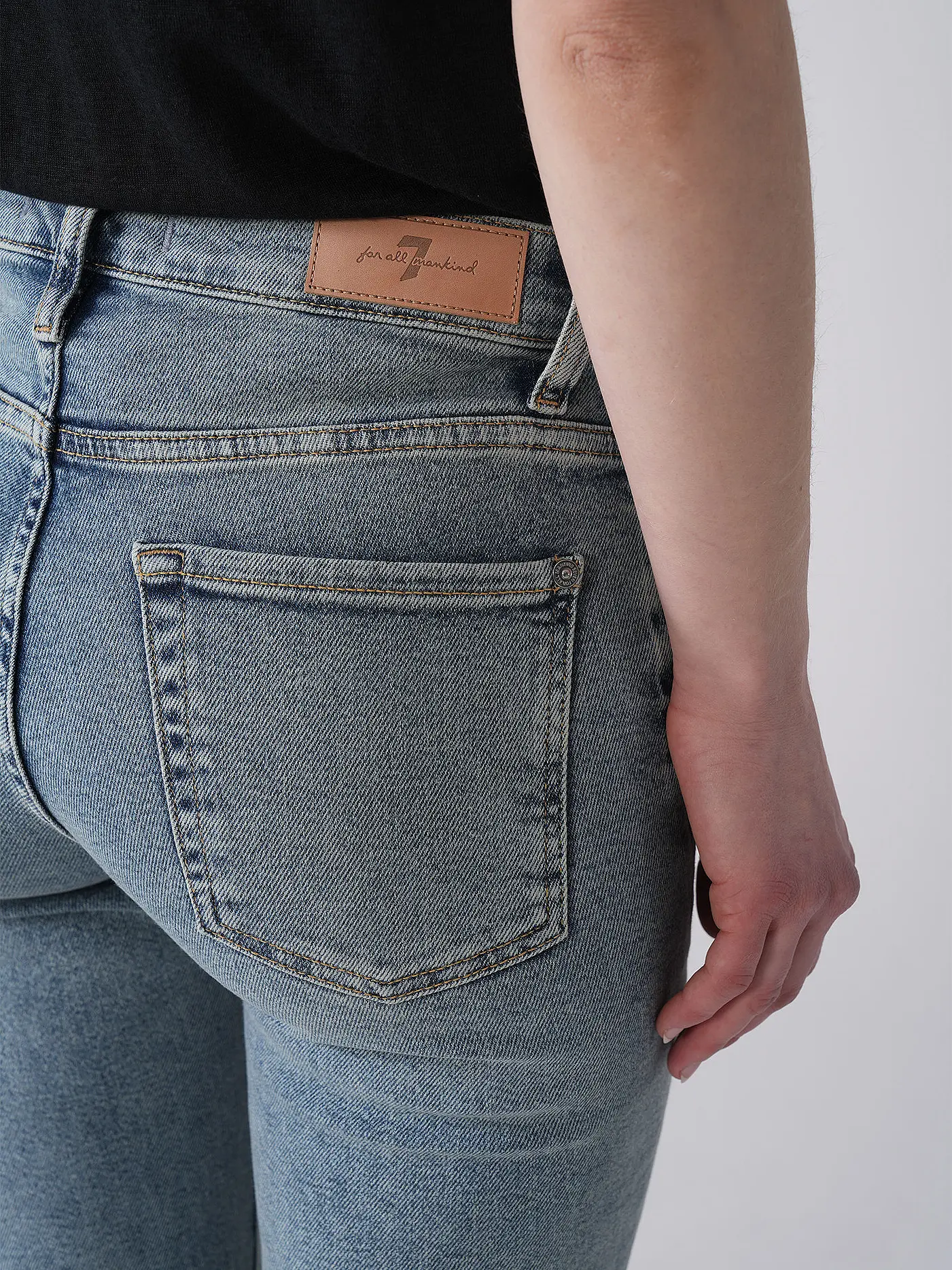 7 FOR ALL MANKIND | Jeans Bootcut Fit AMUSE ME | hellblau