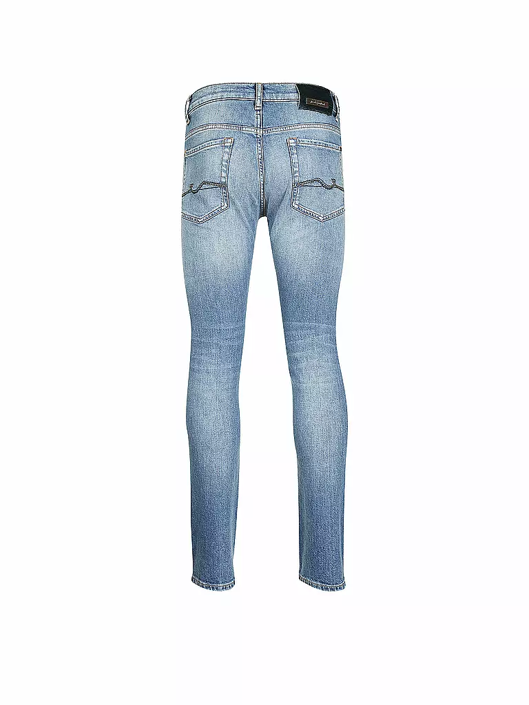 7 FOR ALL MANKIND | Jeans Skinny-Fit "Ronnie" | blau