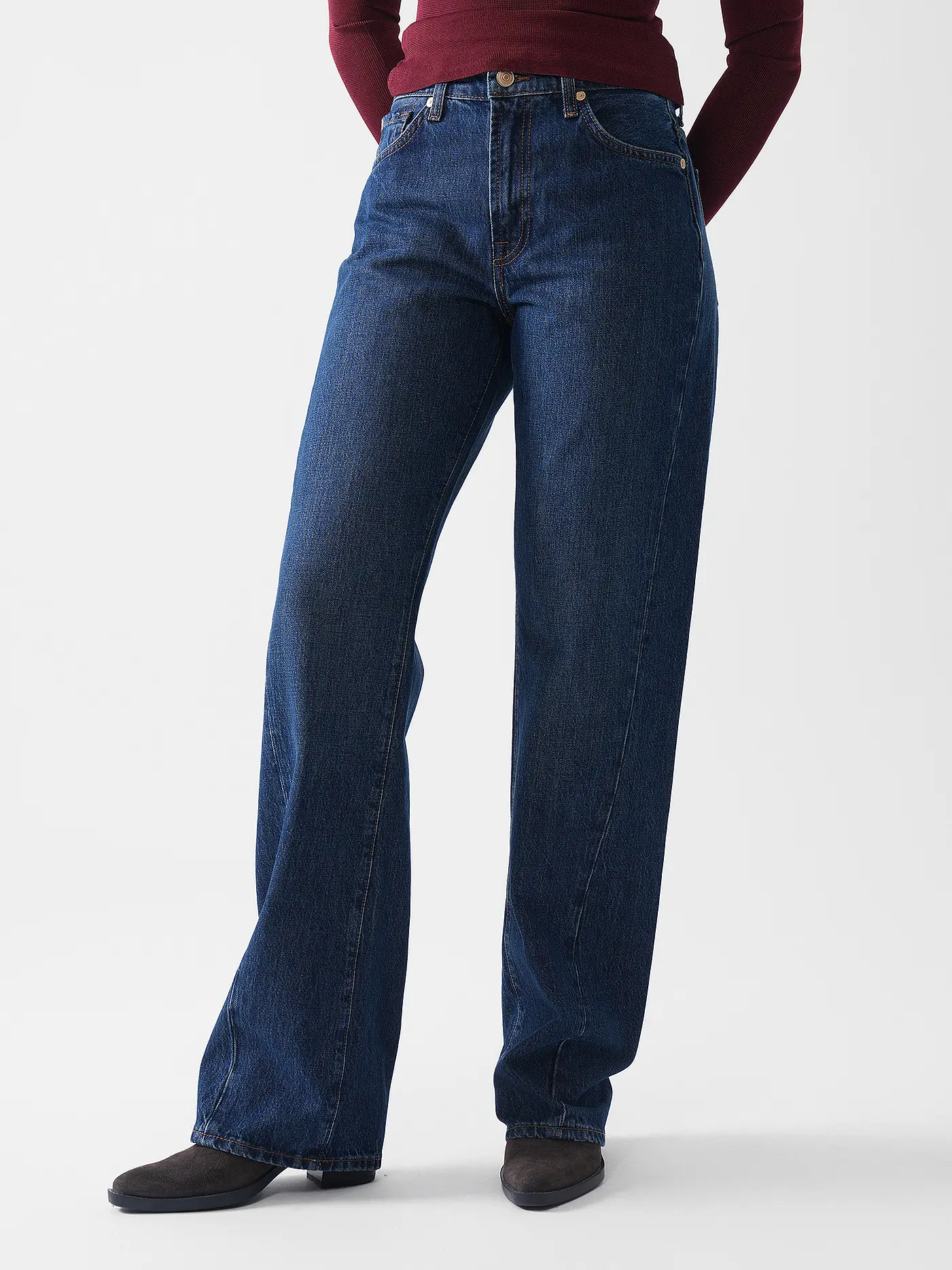 7 FOR ALL MANKIND | Jeans Straight Fit  | dunkelblau
