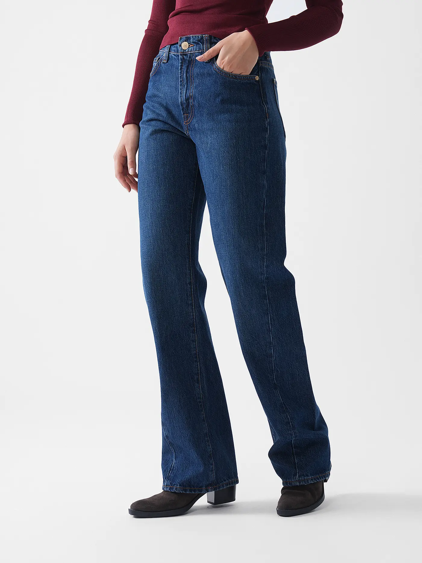 7 FOR ALL MANKIND | Jeans Straight Fit  | dunkelblau