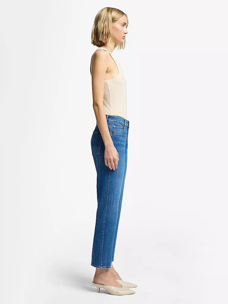 7 FOR ALL MANKIND | Jeans Straight Fit 7/8 CALIE | blau