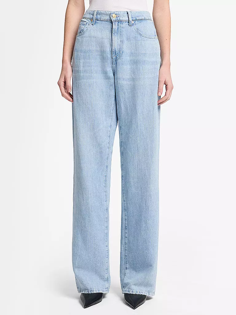7 FOR ALL MANKIND | Jeans Straight Fit TESS | hellblau