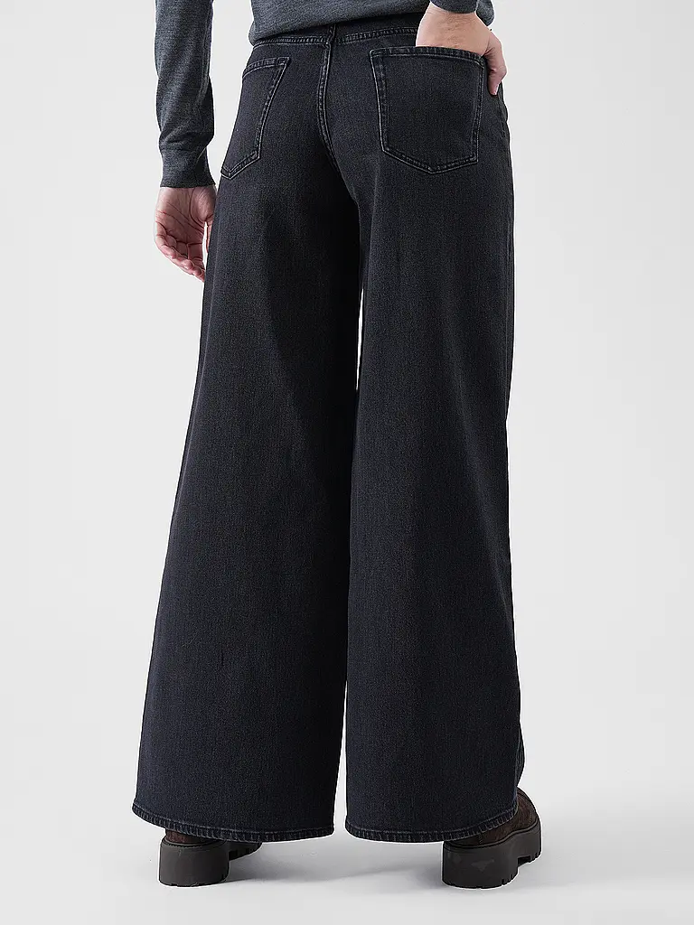 7 FOR ALL MANKIND | Jeans Wide Leg MARIE | schwarz