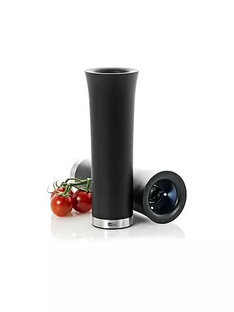 AD HOC | Elektrische Salz- / Pfeffermühle 19cm Schwarz | schwarz