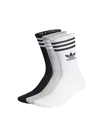ADIDAS ORIGINALS | Socken 3er Pkg white / m grey | bunt