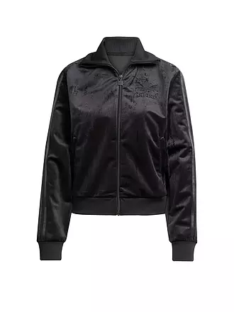 ADIDAS ORIGINALS | Sweatjacke VELVET TT | schwarz