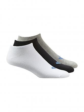 ADIDAS |  Socken 3er Pkg white black grey | schwarz