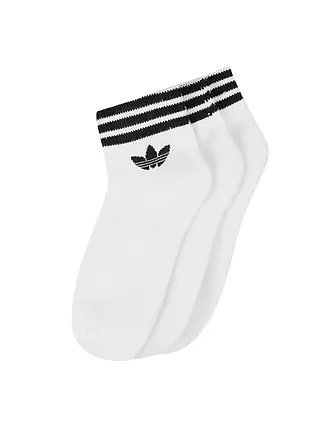 ADIDAS | Herren Sneakersocken 3er Pkg white black | schwarz