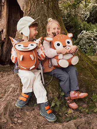 AFFENZAHN | Kinder Barfußschuhe -  Übergangsschuhe HAPPY FLAMINGO | orange