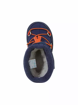 AFFENZAHN | Kinder Barfußschuhe -  Stiefel SNOWY ELEFANT | blau