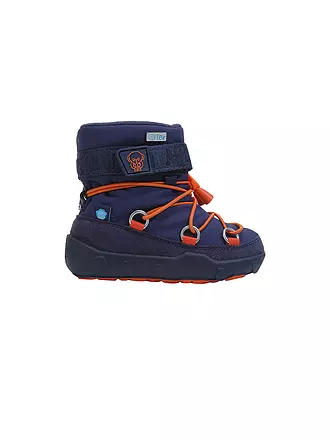 AFFENZAHN | Kinder Barfußschuhe -  Stiefel SNOWY TUKAN | blau