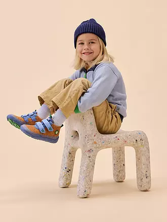 AFFENZAHN | Kinder Barfußschuhe - Übergangsschuhe KNIT HAPPY Nashorn | braun