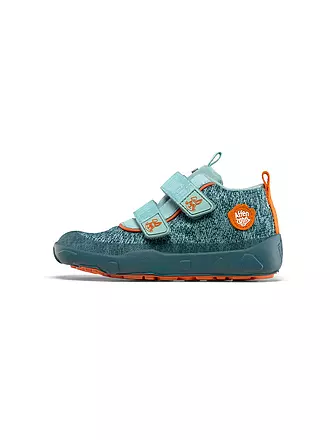 AFFENZAHN | Kinder Barfußschuhe - Boots Frosch Lowboot Happy Smile | hellgrün