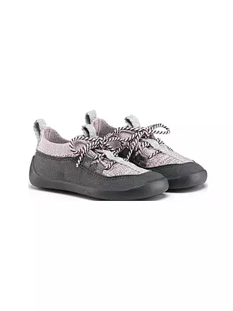 AFFENZAHN | Kinder Barfußschuhe PREWALKER KNIT Hai | grau
