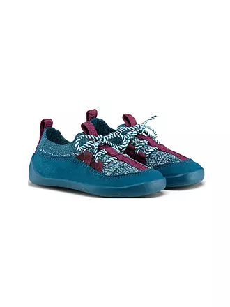 AFFENZAHN | Kinder Barfußschuhe PREWALKER KNIT Hai | petrol
