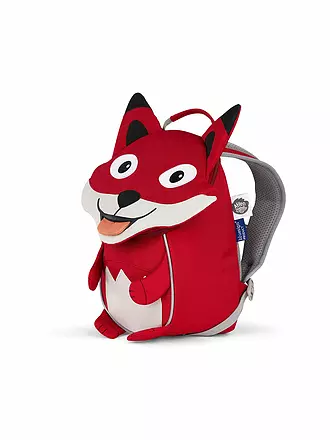 AFFENZAHN | Kinder Rucksack  Kleine Freunde - Vogel | rot