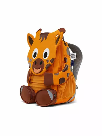 AFFENZAHN | Kinder Rucksack Großer Freund -  Dinosaurier | orange